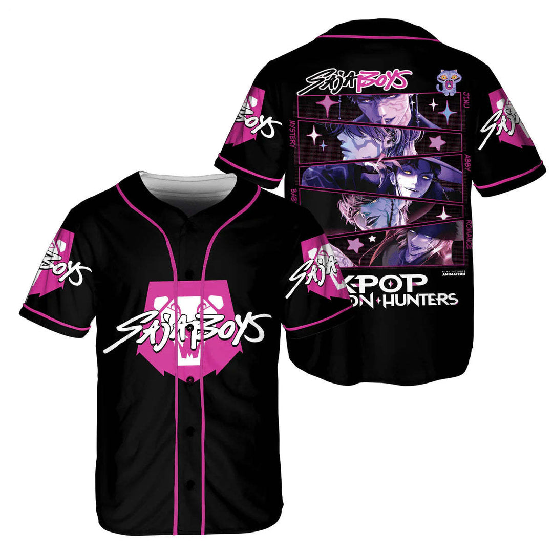 Saja Boys Demon Hunter Baseball Jersey