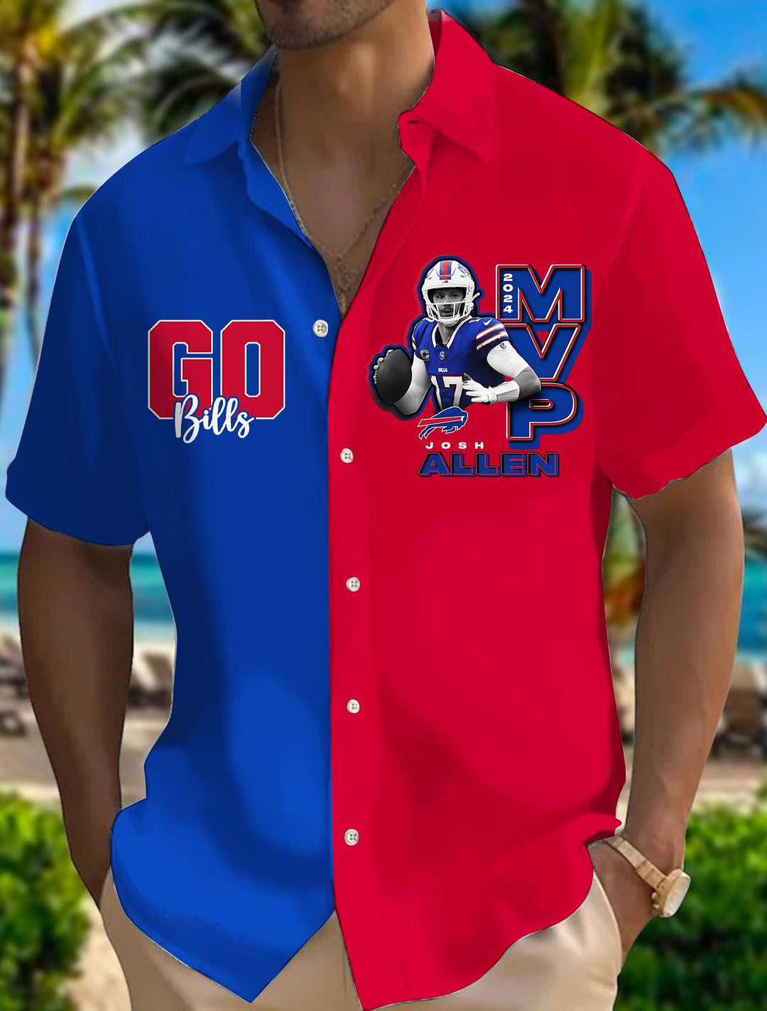 Buffalo Bills Football Men's Short Sleeve Shirts
