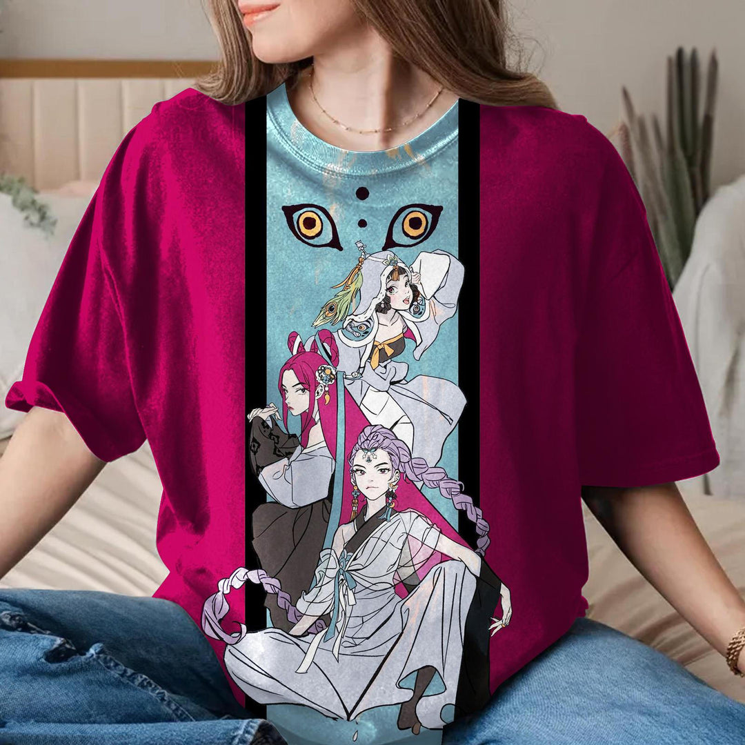 Kpop Demon Hunters Crew Neck T-shirt