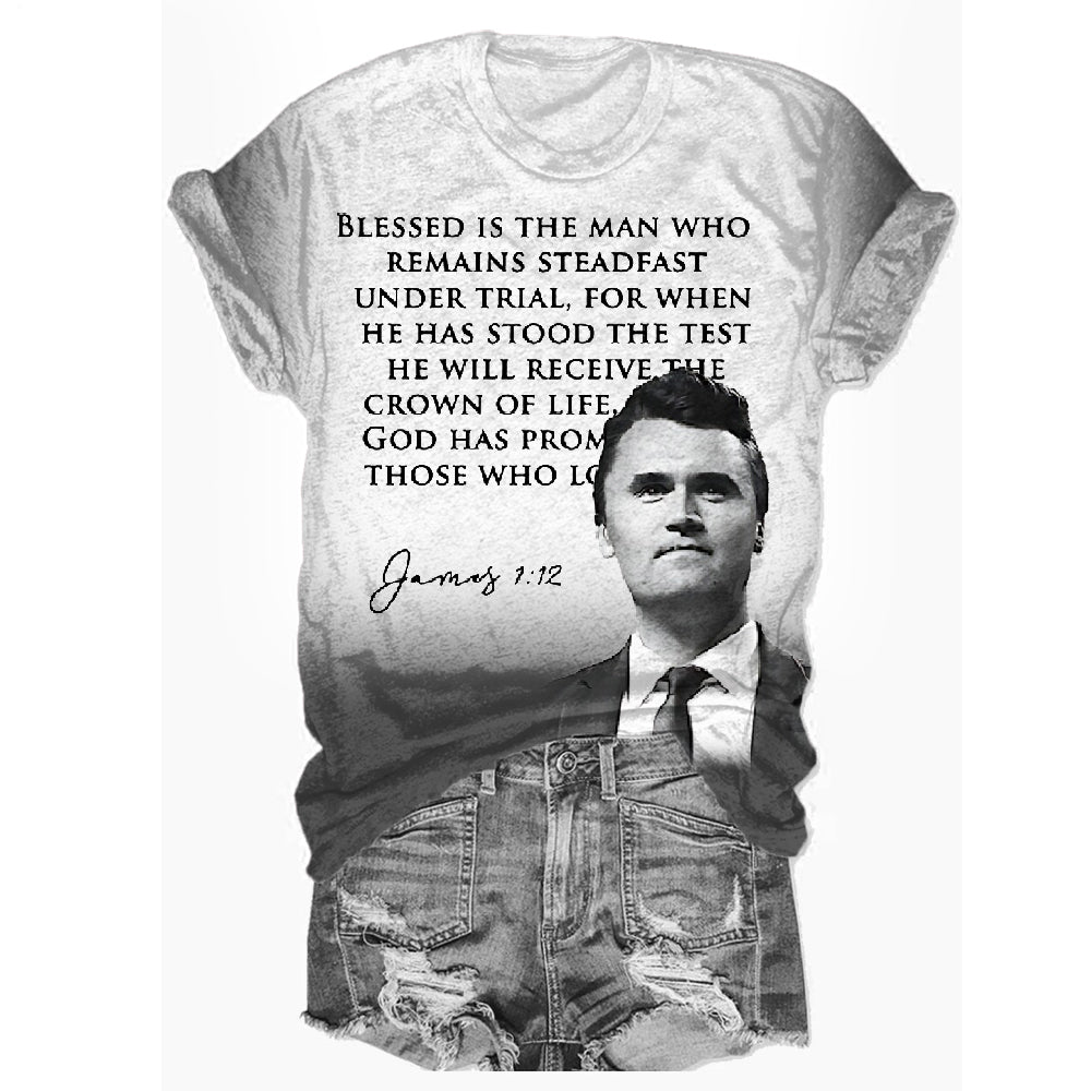 In Memory of Charlie Kirk Crew Neck T-shirt
