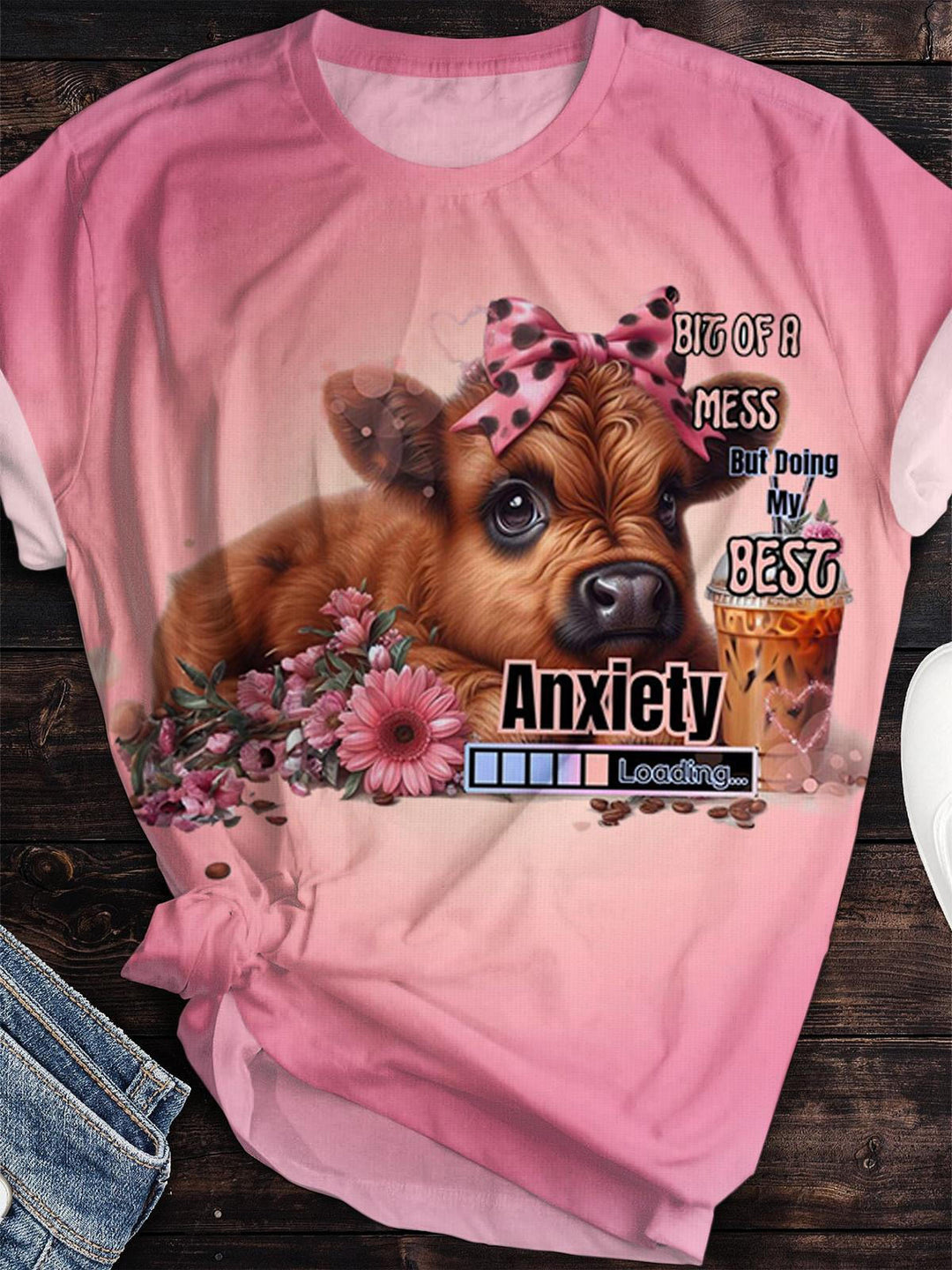 Bit Of Mess Crew Neck T-shirt