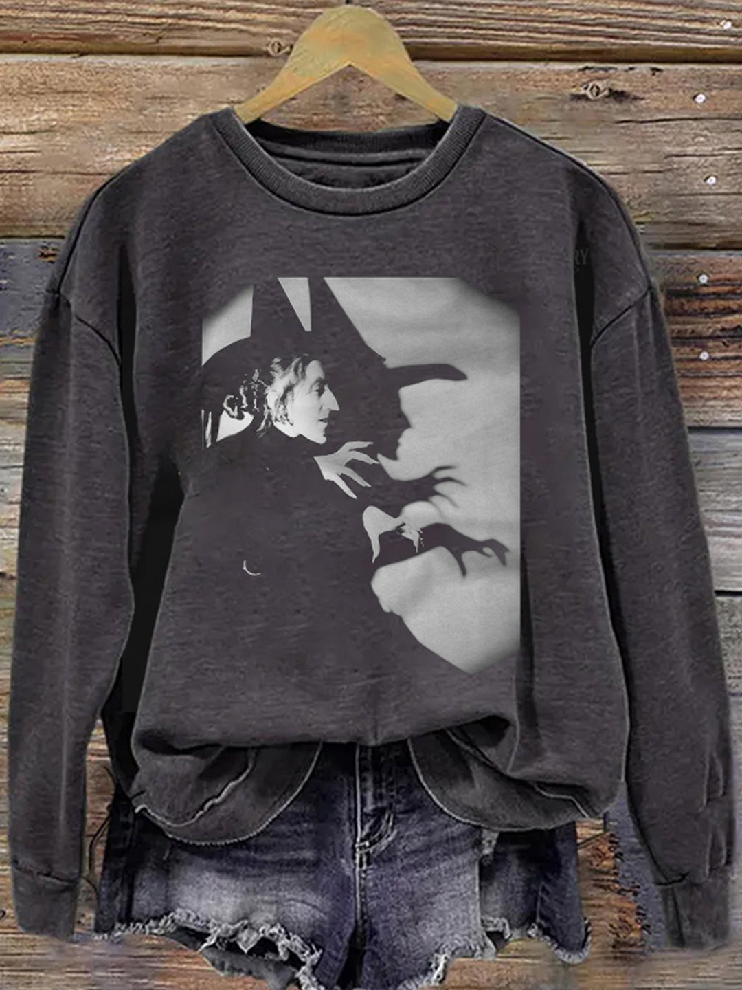 Wicked Witch of the West Round Neck Long Sleeve Top