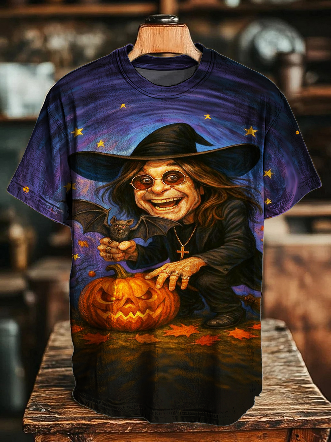 Ozzy Osbourne Halloween Crew Neck T-shirt