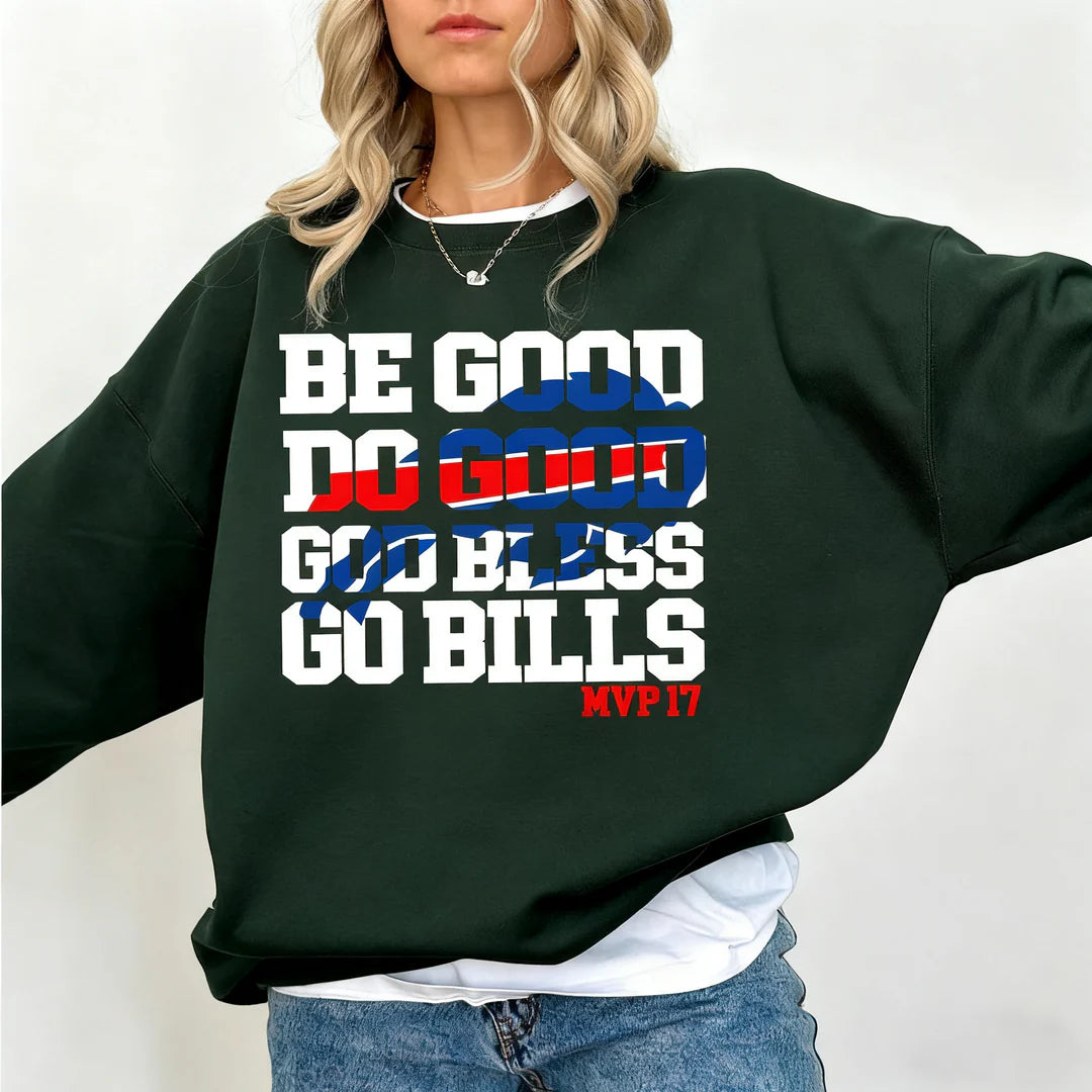 Buffalo Bills Football Printed Long Sleeve Casual Top
