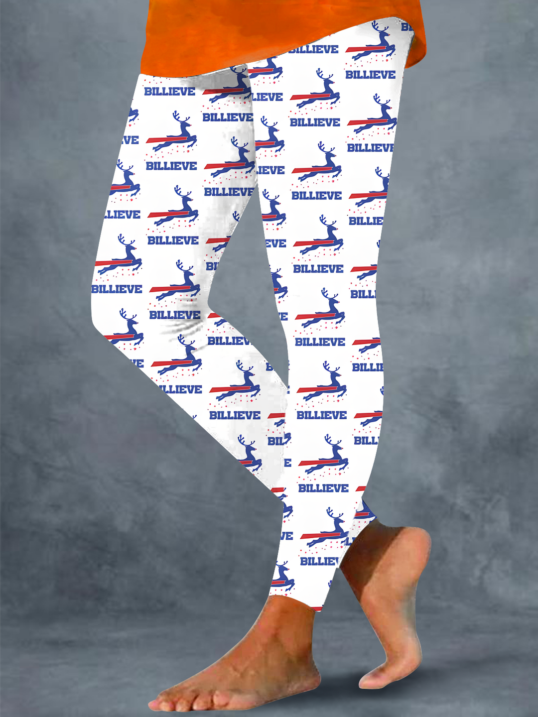 Buffalo Football Fans Print Leggings