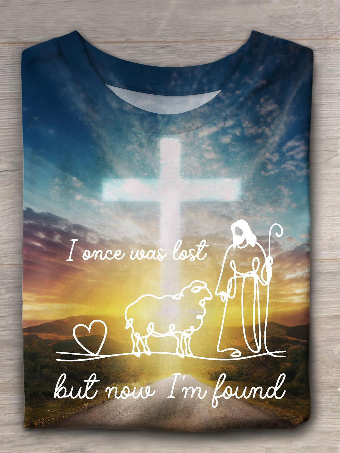 I Once Was Lost Buy Now I'm Found Lost Sheep Jesus T-shirt
