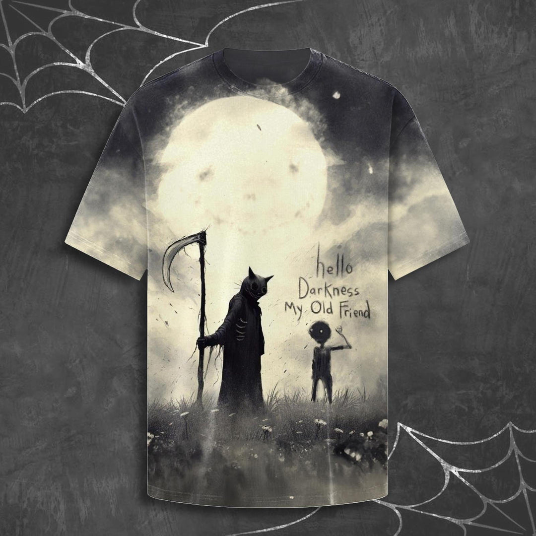 Halloween Fun Printed Crew Neck T-shirt