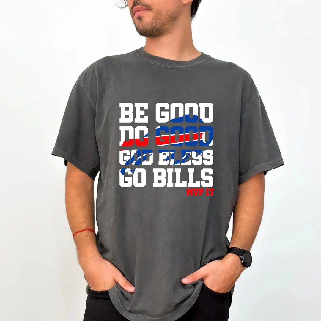 Josh Allen 17 MVP Buffalo Football Crew Neck T-shirt