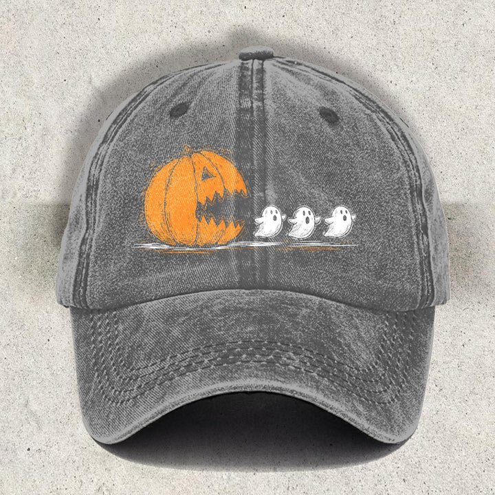 Halloween Fun Pumpkin Printed Baseball Cap