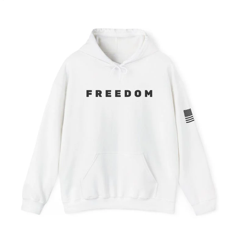 Charlie Kirk Freedom Loose Fit Hooded Sweatshirt With Pockets