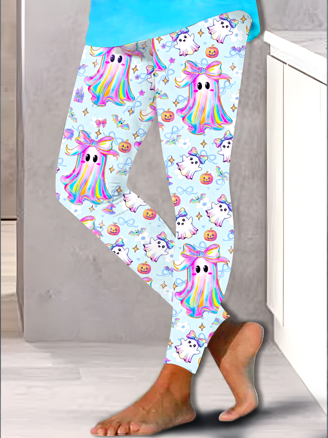 Iridescent Halloween Print Leggings