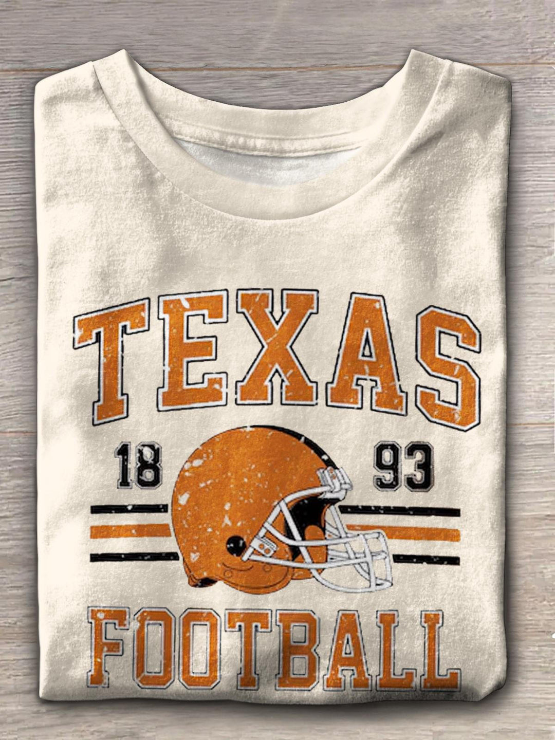 Vintage Texas Football Crew Neck T-shirt