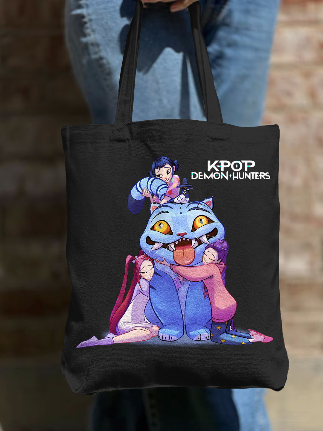KPop Demon Hunters Shoulder Zipper Canvas Bag