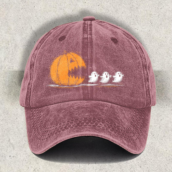 Halloween Fun Pumpkin Printed Baseball Cap
