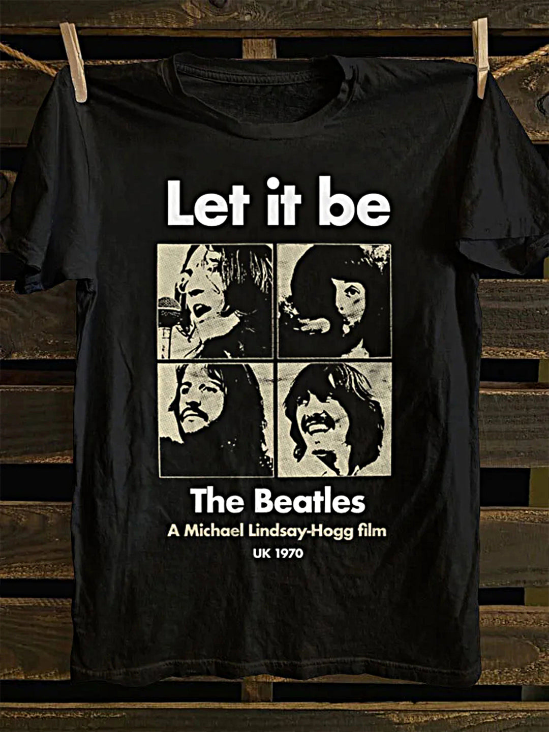 The Beatles Print Crew Neck T-shirt
