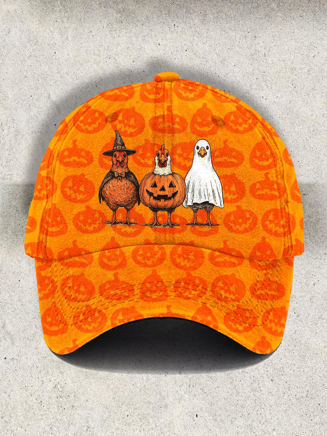 Men's Halloween Print Baseball Cap