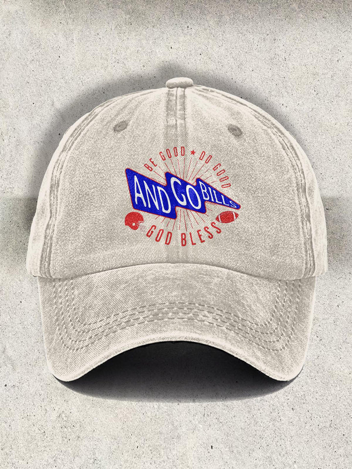 Do Good Go Bills Printed Baseball Cap