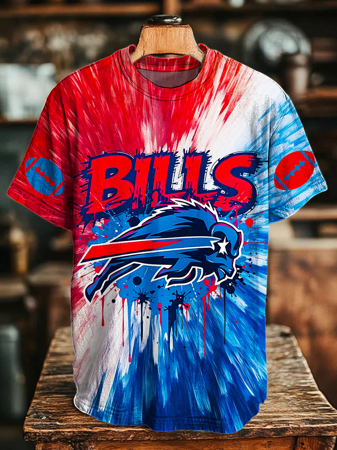 Buffalo Bills Football Crew Neck T-shirt
