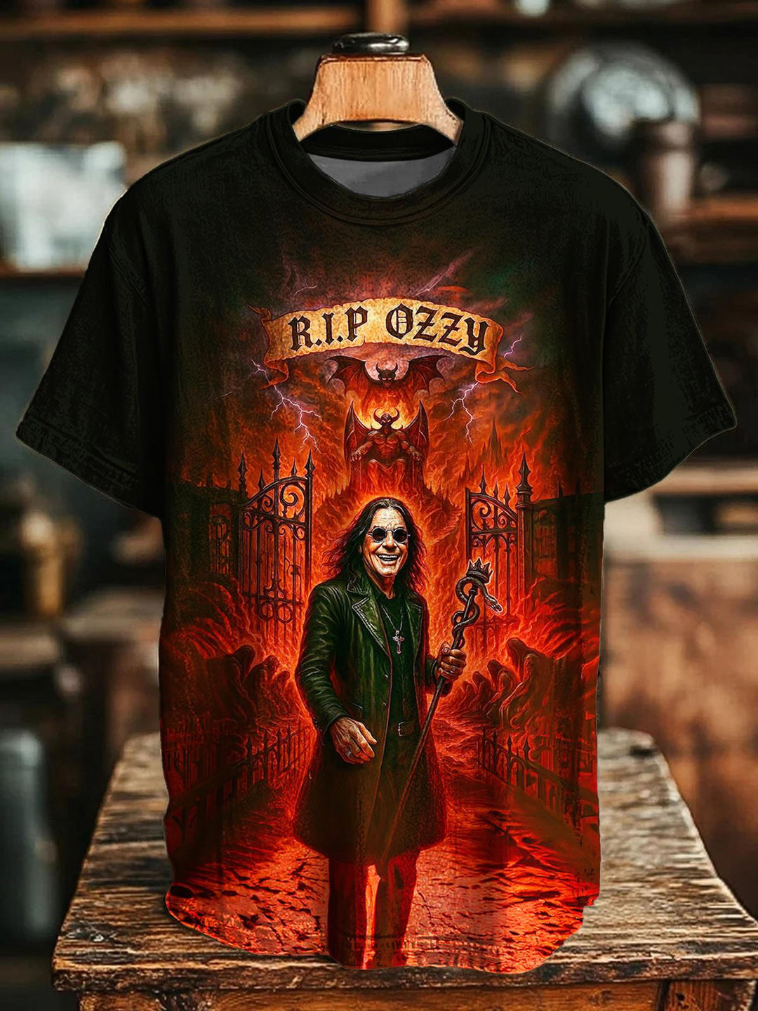Ozzy Osbourne Crew Neck T-shirt