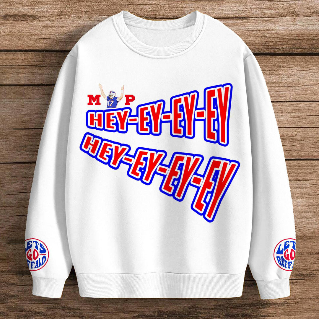 Buffalo Bills Printed Long Sleeve Casual Top