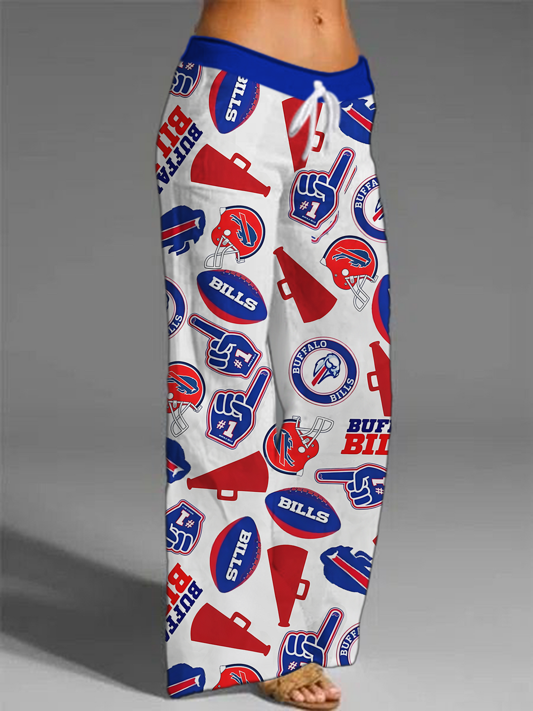 Women's Bills Football Fans Printed Casual Pants