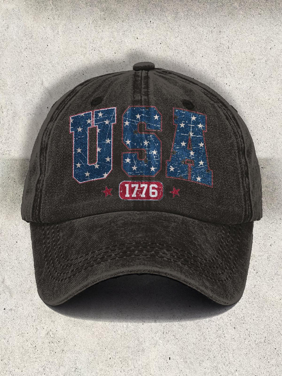 USA 1776 Printed Baseball Cap