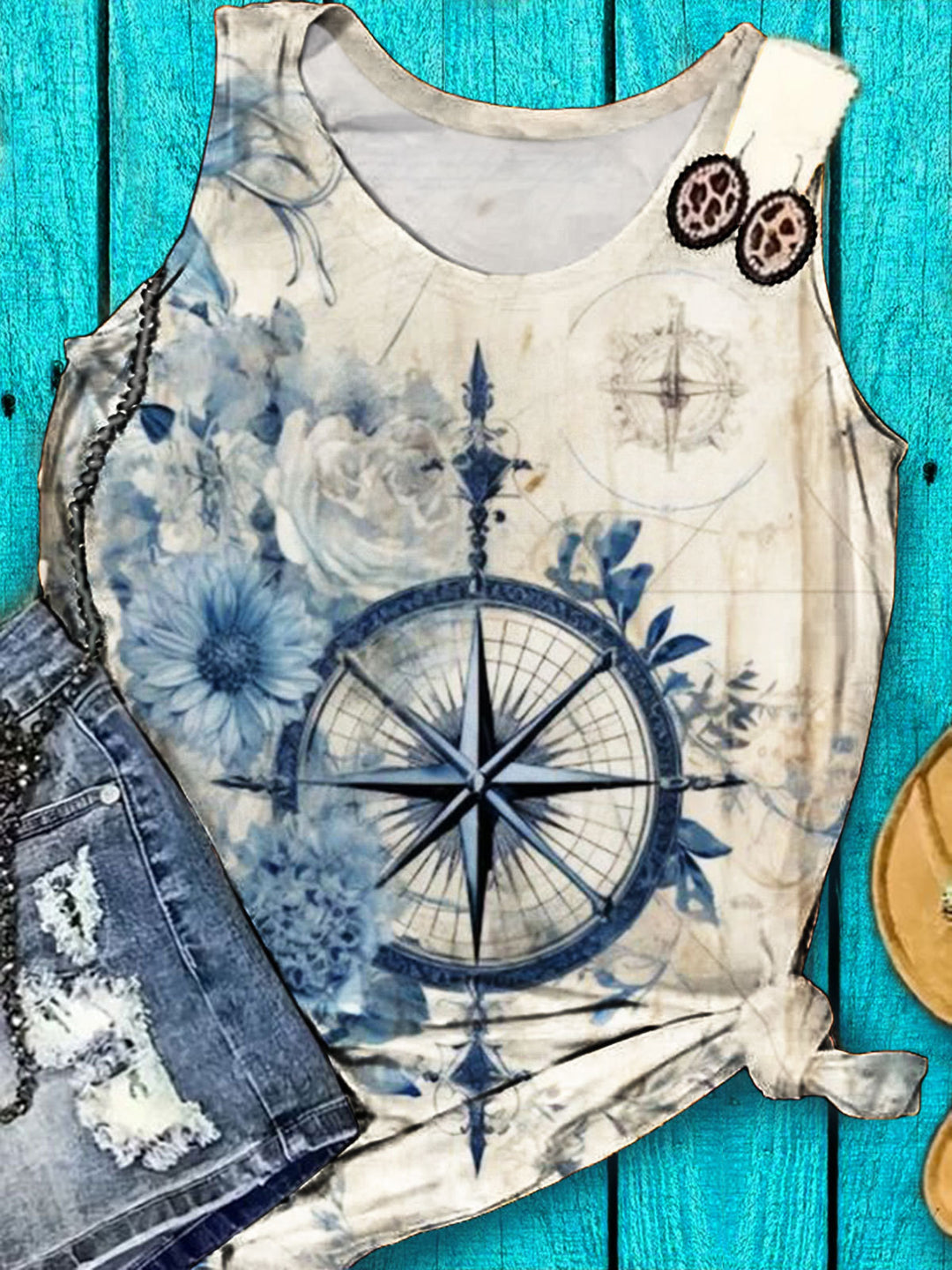 Women's Summer Printed Casual Tank Top