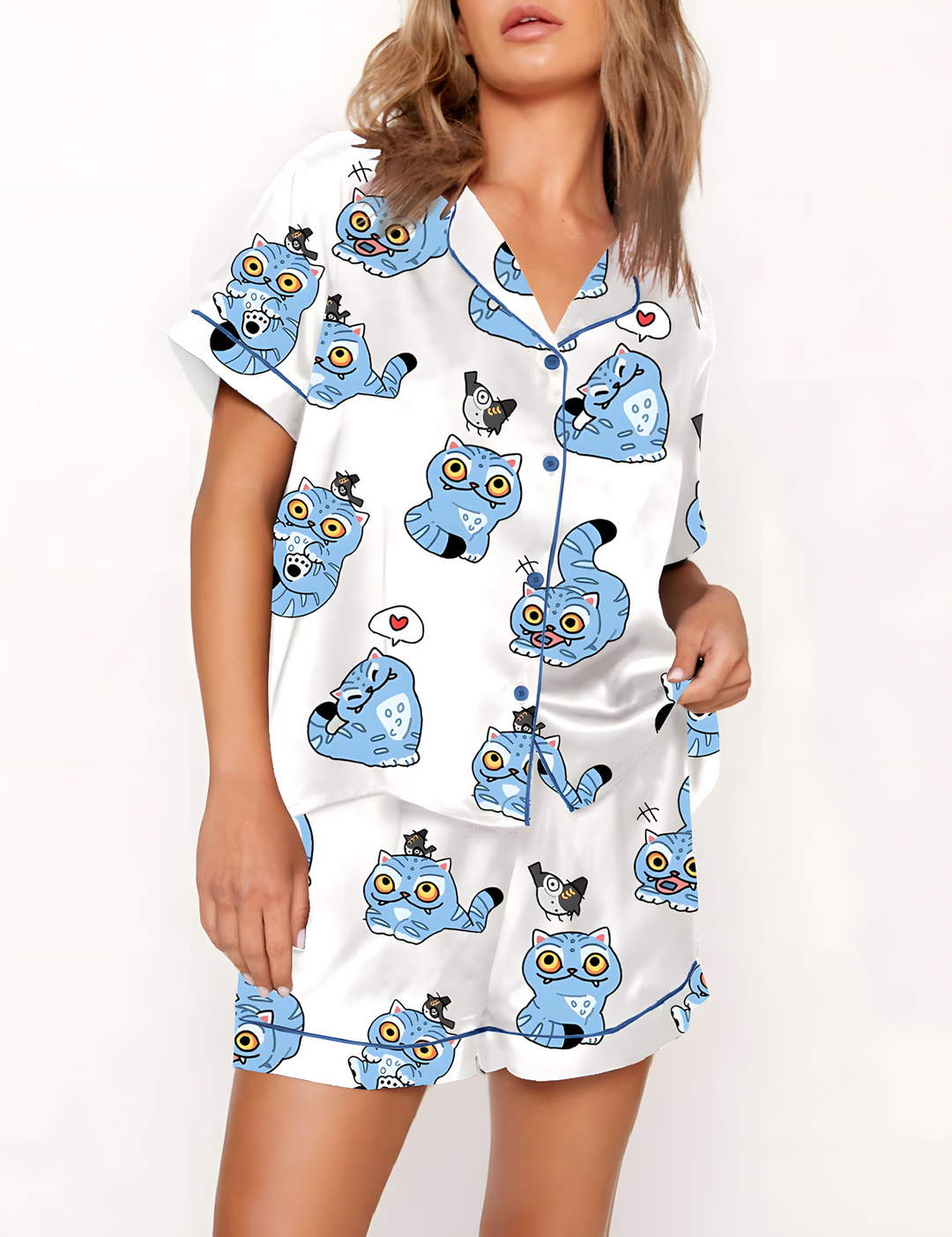 Women's Kpop Demon Hunters Tiger Pajama Set