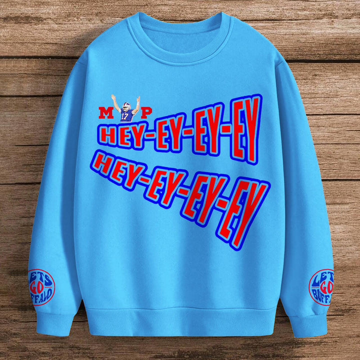 Buffalo Bills Printed Long Sleeve Casual Top