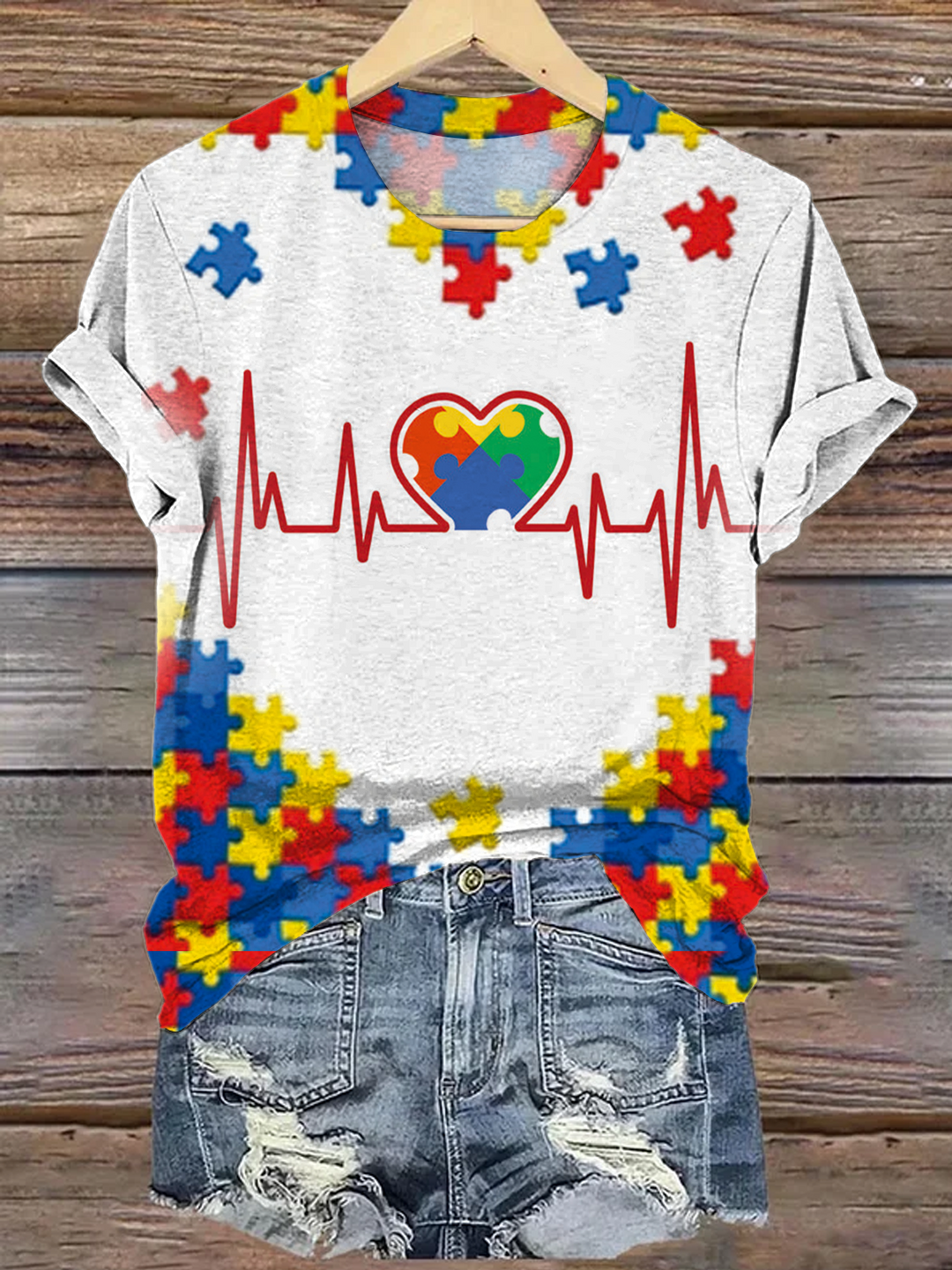 Autism Neurodiversity Crew Neck T-shirt