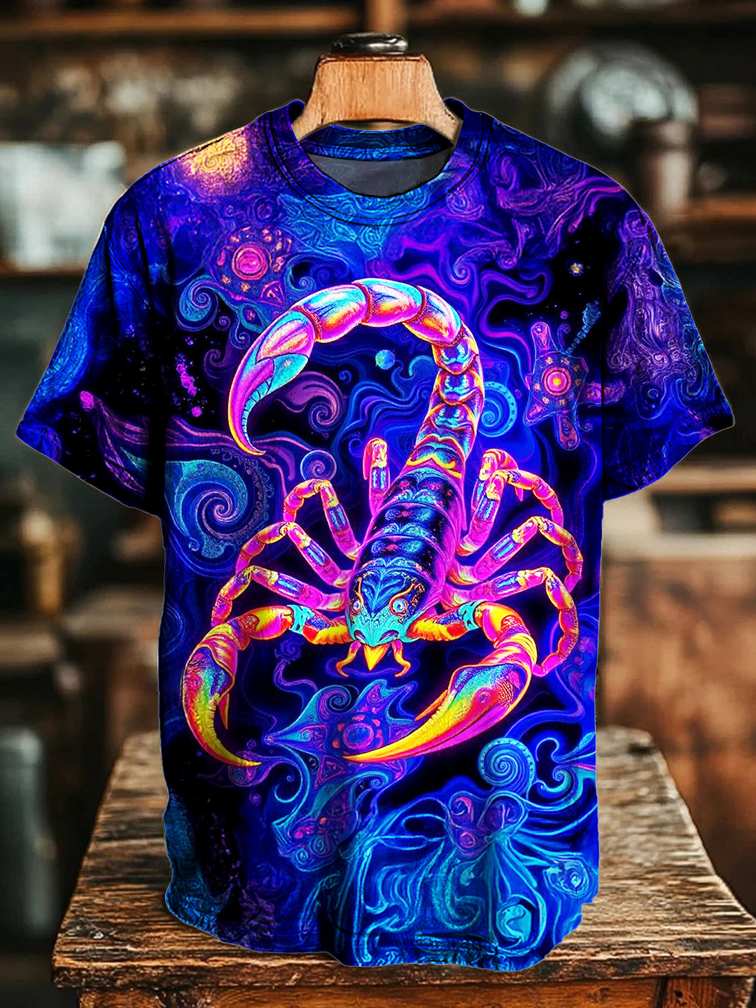 Magic Hippie Scorpion Crew Neck T-shirt