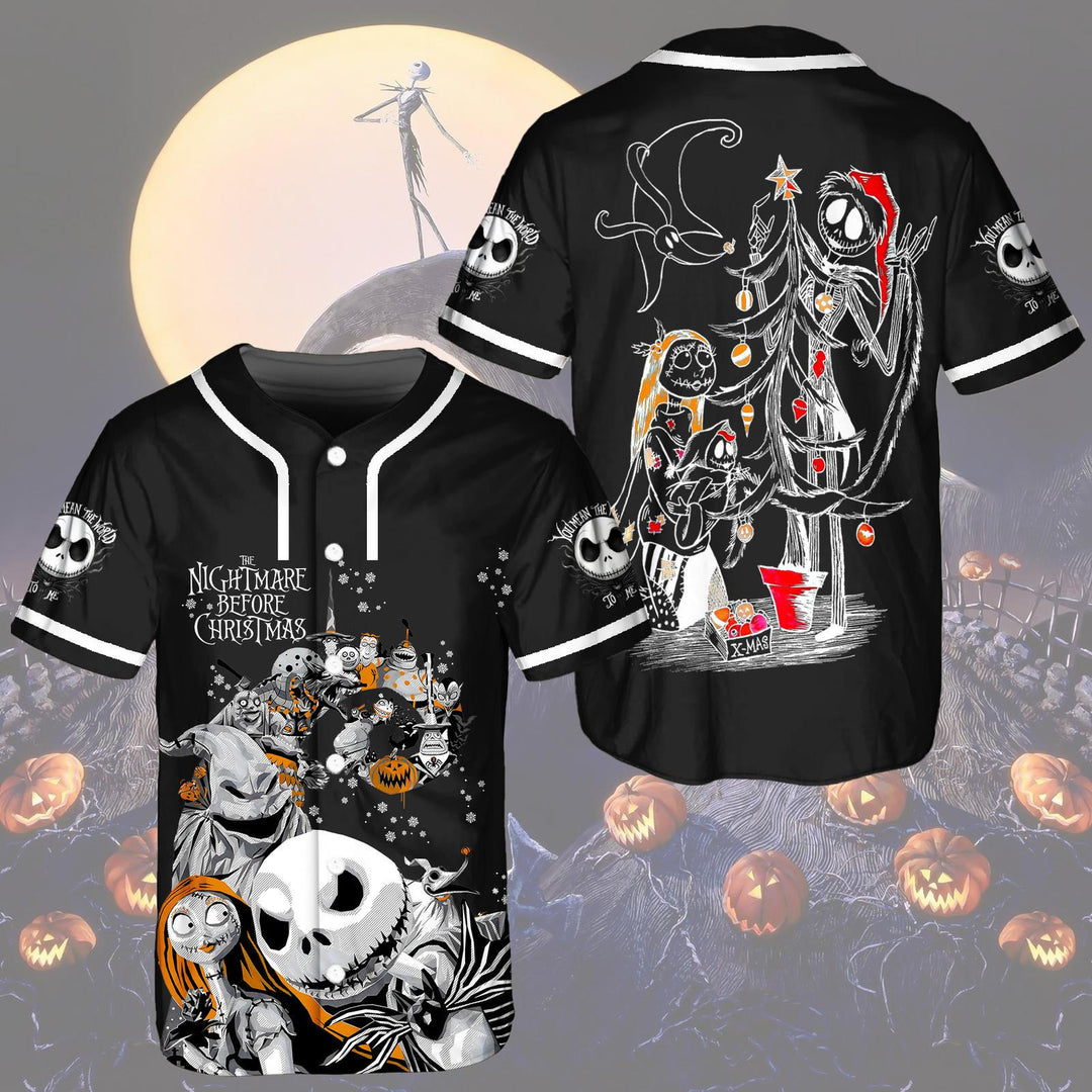 The Nightmare Before Christmas Baseball Jersey