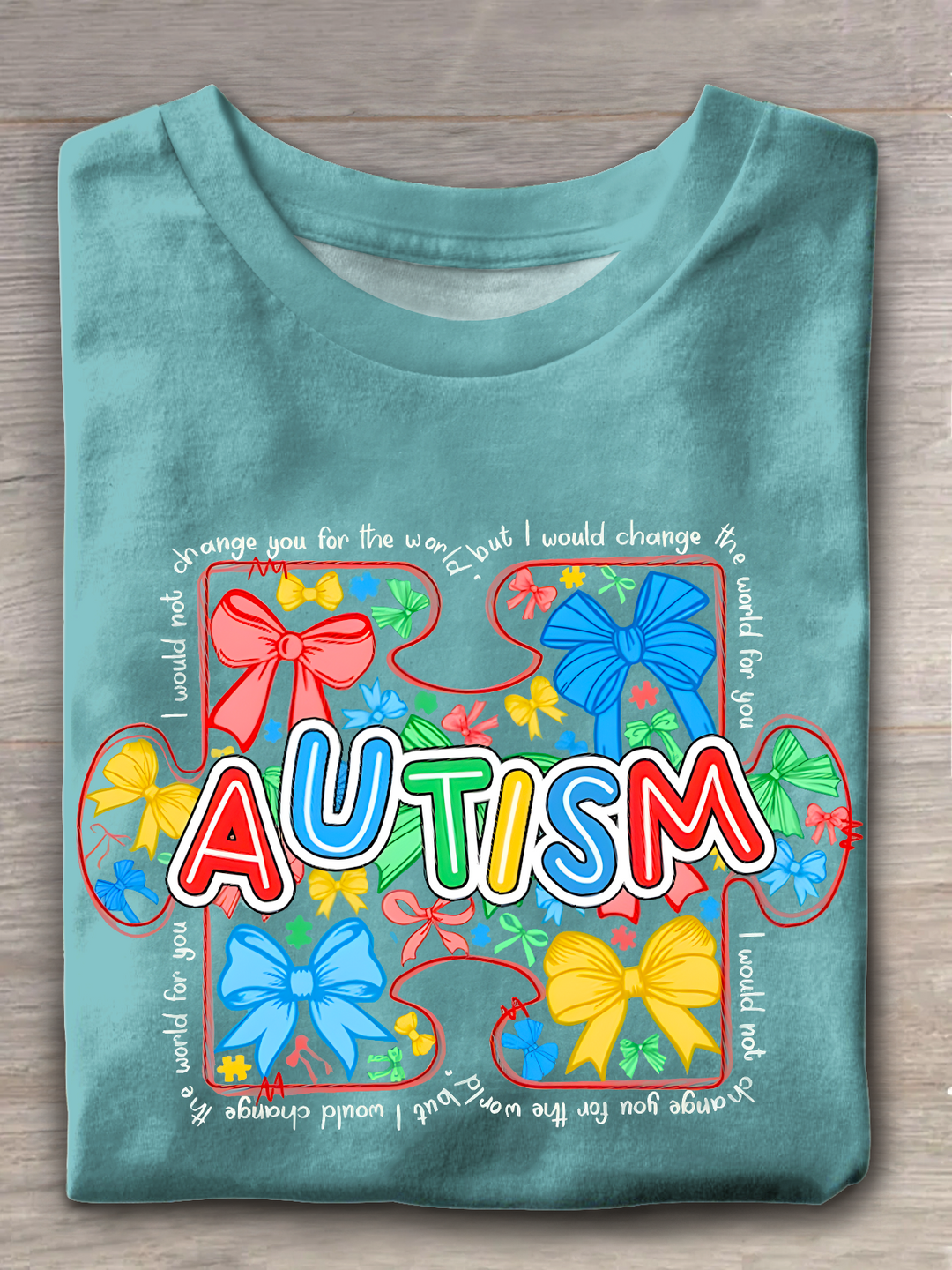 Comfort Colors Autism Crew Neck T-shirt