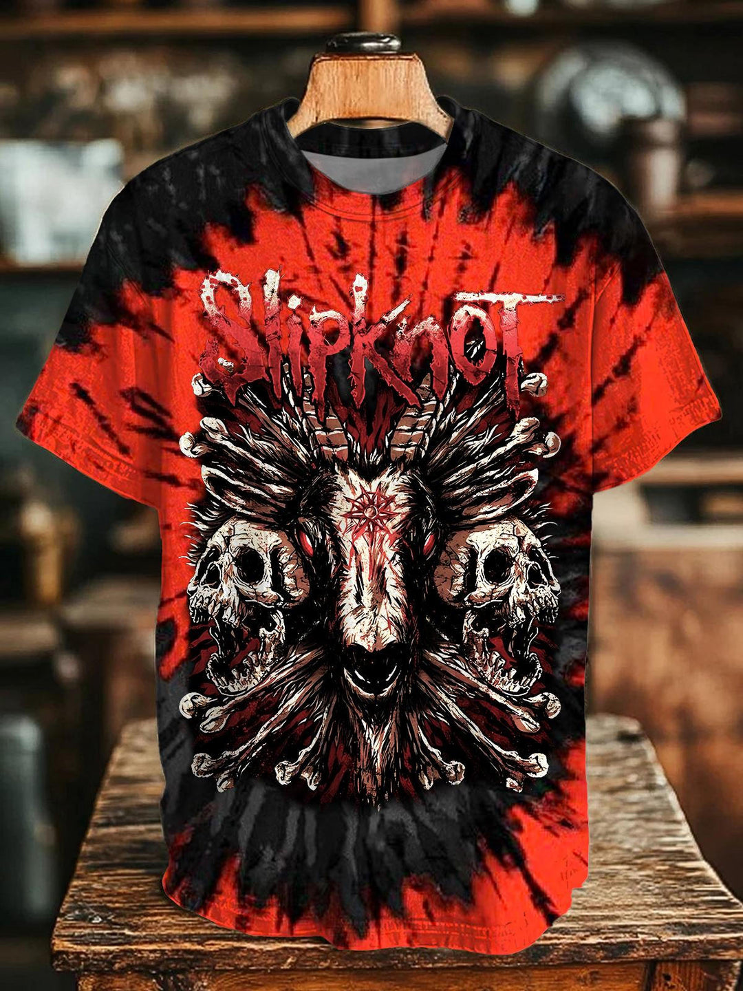 Halloween Horror Print Crew Neck T-shirt