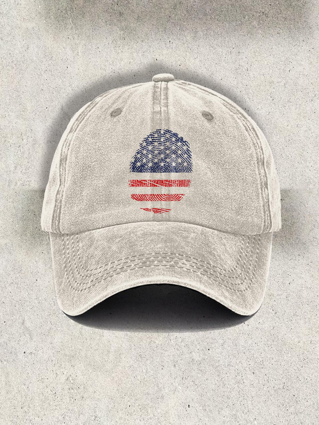 Creative Fingerprint Flag Printed Baseball Cap