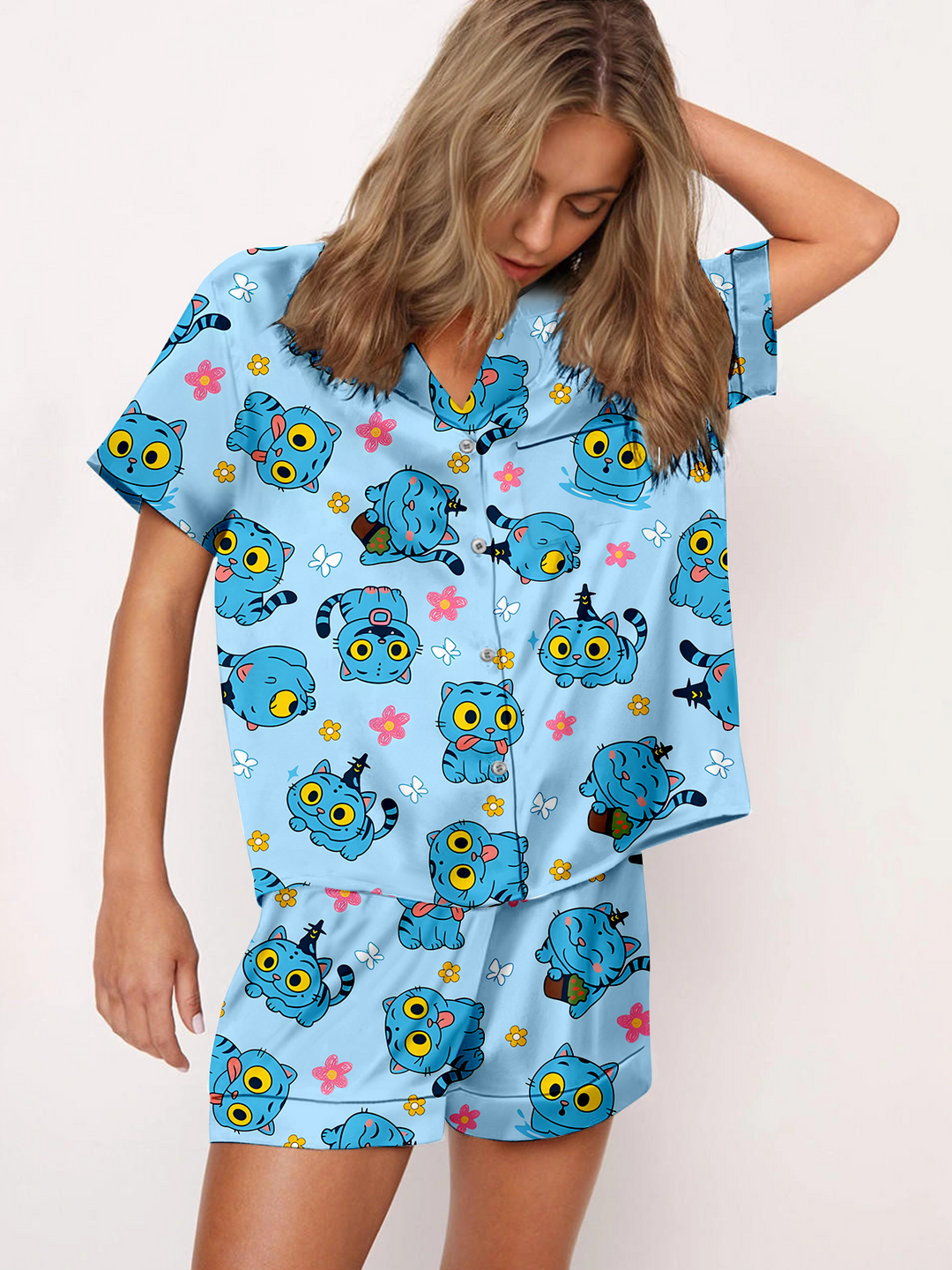 Women's KPOP Demon Hunters Satin Pajama Set