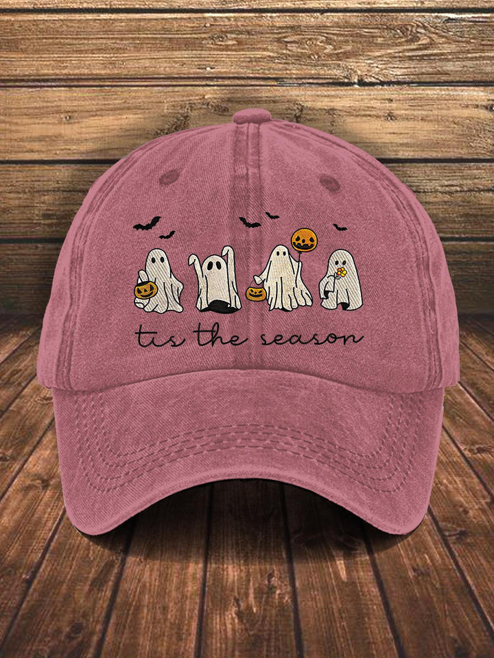 Halloween Ghost Print Baseball Cap
