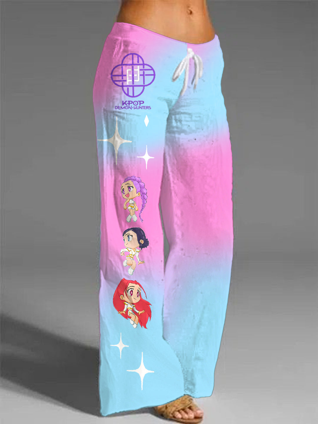KPop Demon Hunters Print Casual Pants