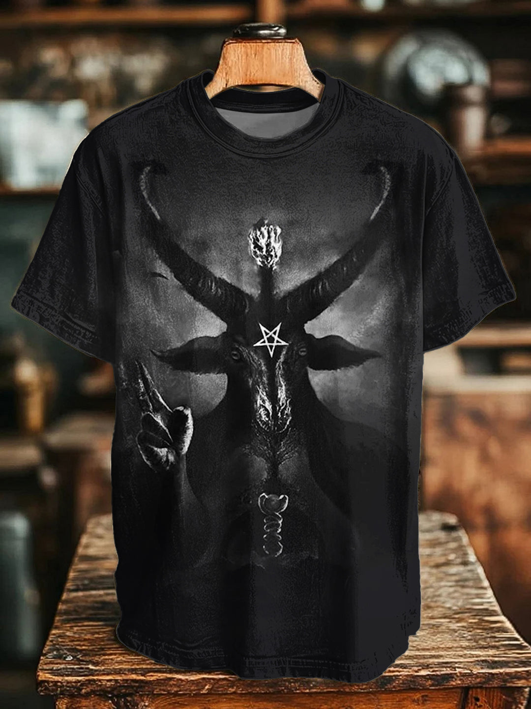 Halloween Gothic Crew Neck T-shirt