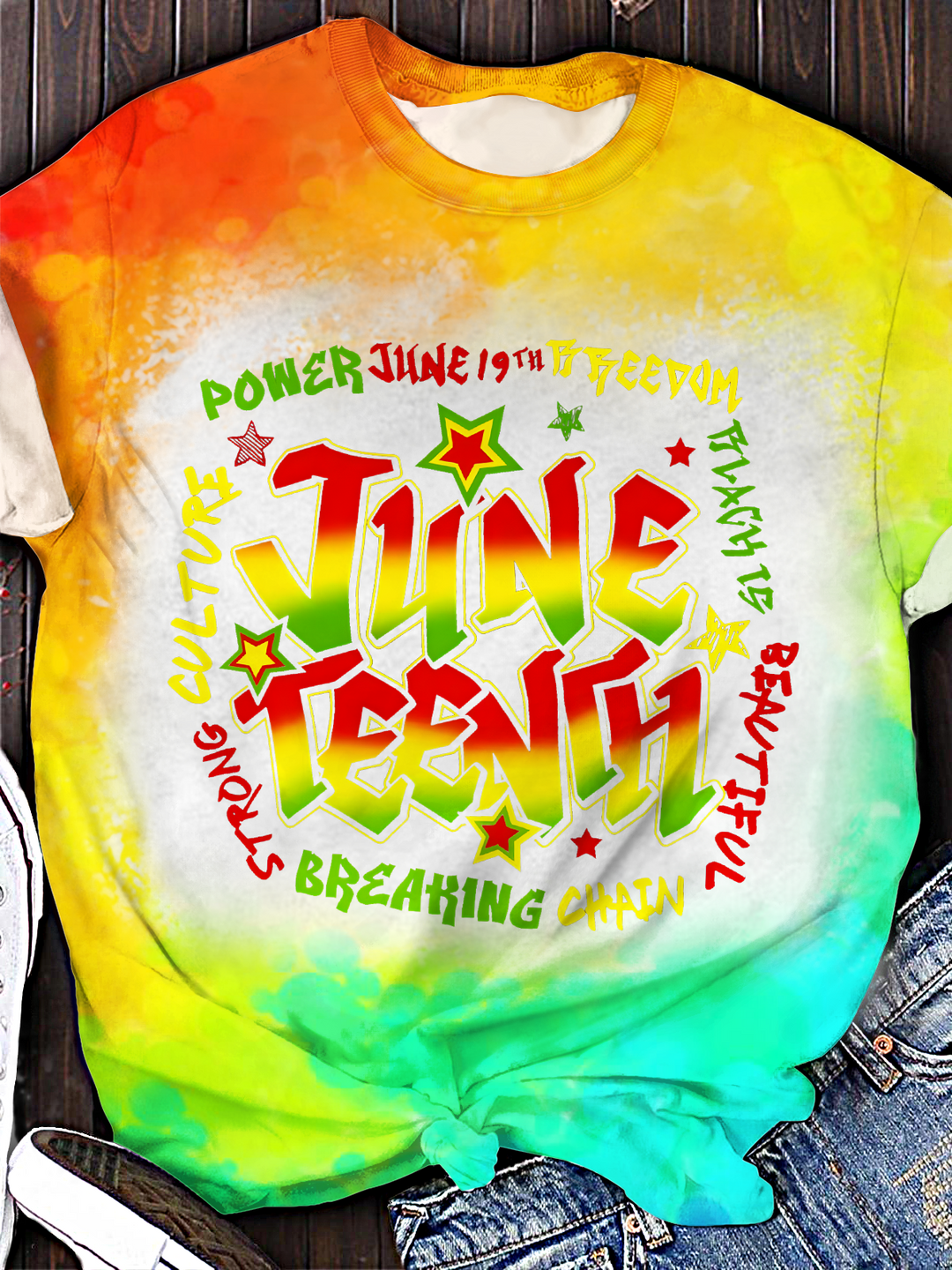 Juneteenth Since 1865 Crew Neck T-shirt