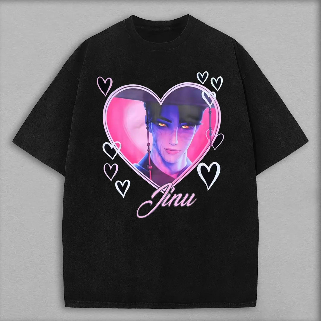Demon Hunters Huntrix Print Crew Neck T-shirt