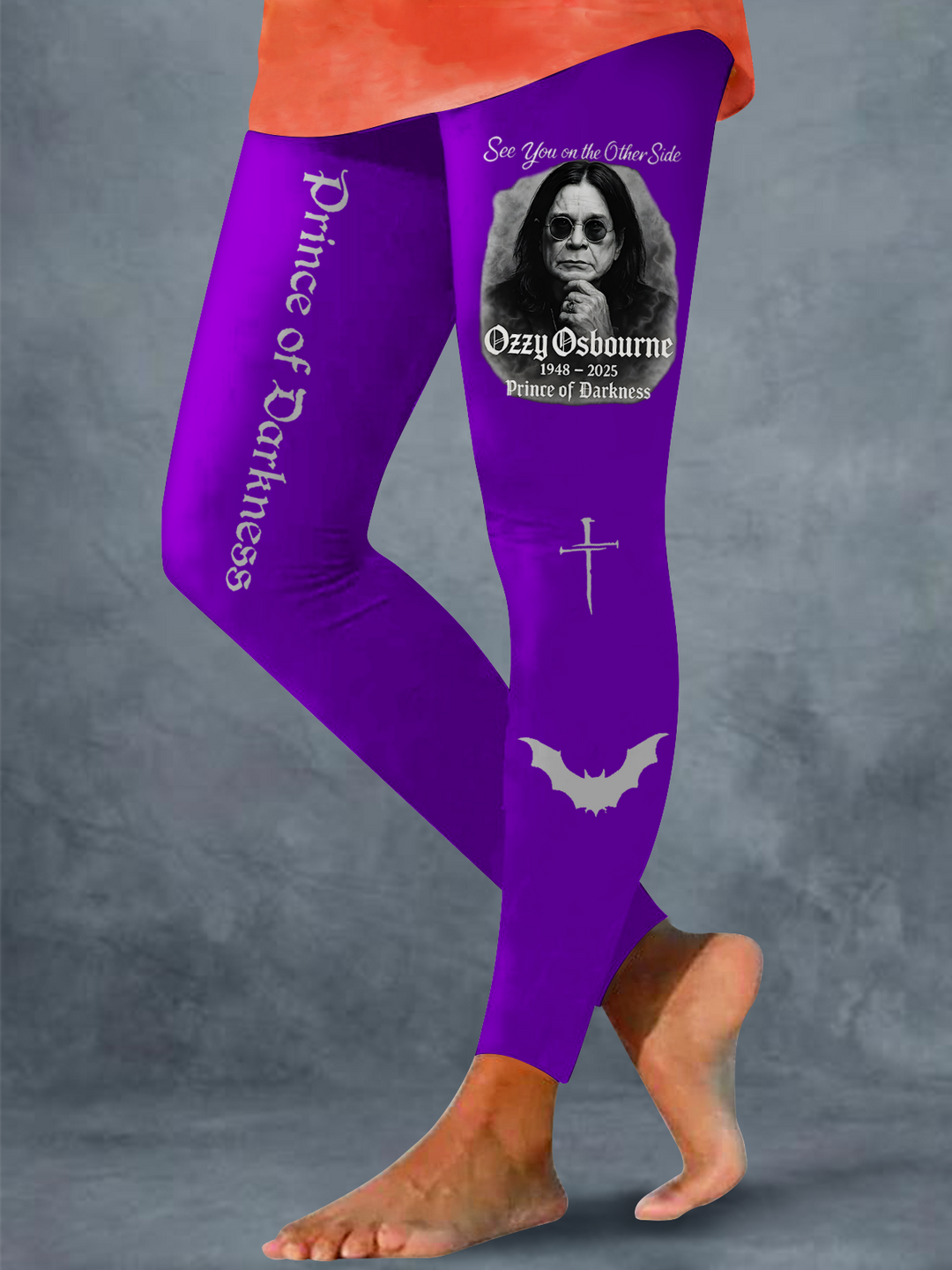 Prince of Darkness: Ozzy Print Leggings