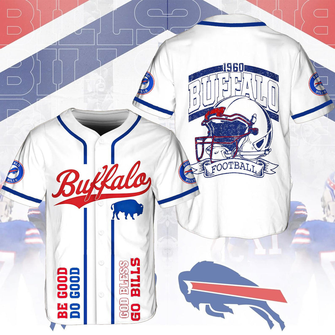 Buffalo Bills Football Baseball Jersey