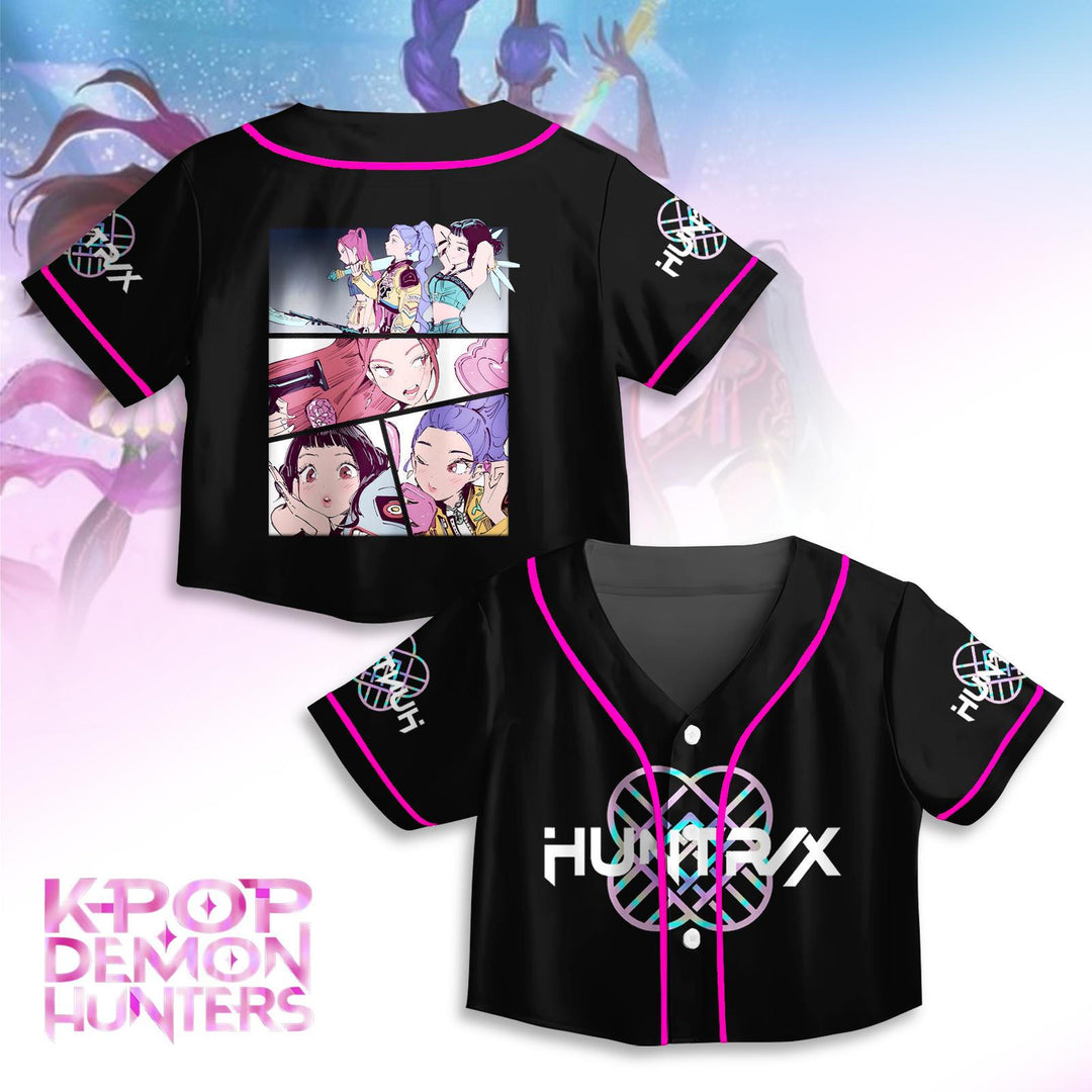 Demon Hunter Short Cardigan Baseball Jacket
