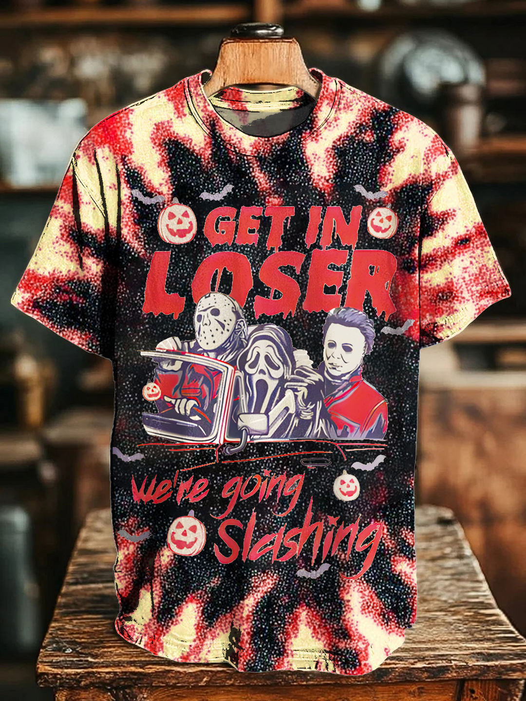 Get In Loser We're Going Slashing Crew Neck T-shirt