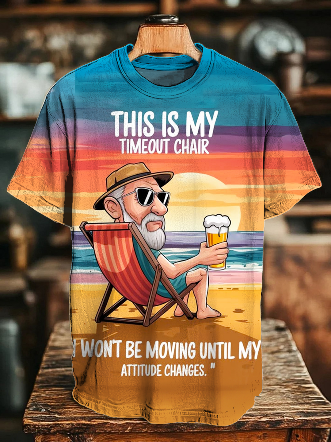 This Is My Timeout Chair Crew Neck T-shirt