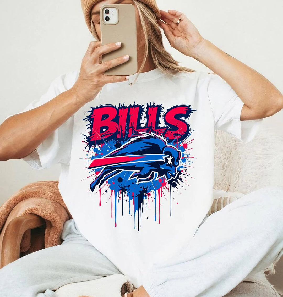 Go Bills Buffalo Football Unisex Washed Tee