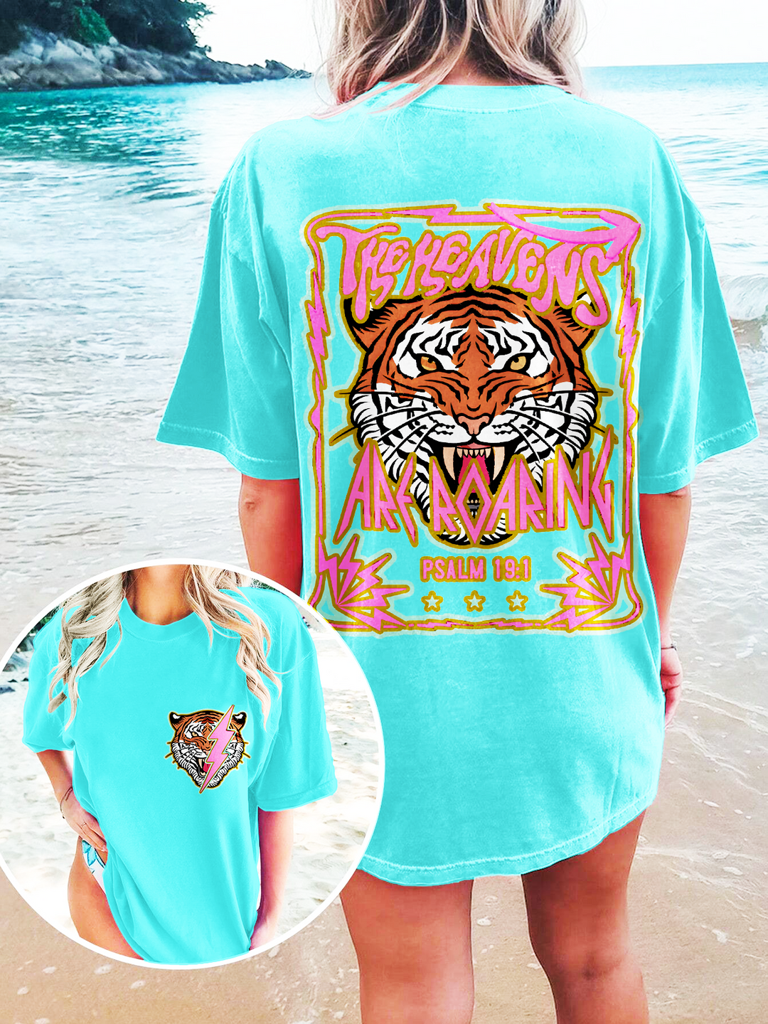 Heavens Roaring: Matching Pocket Crew Neck T-shirt