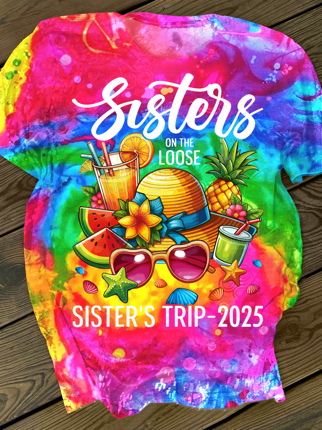 Sister's Trip 2025 Crew Neck T-shirt