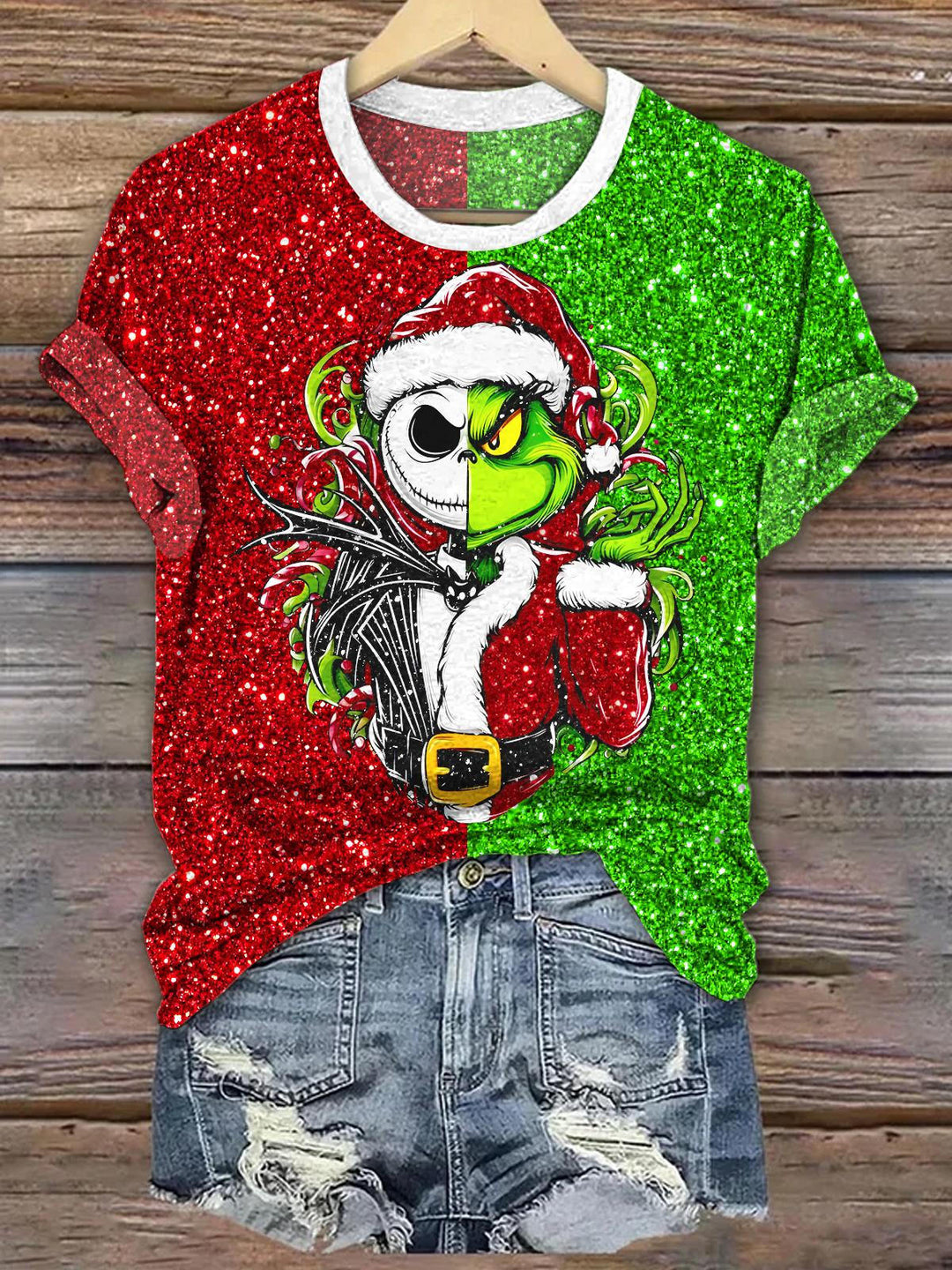 The Nightmare Before Christmas Crew Neck T-shirt